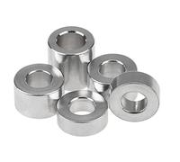5/10/20pcs Aluminum Flat Washer Gasket Set for M3 M4 M5 M6 M8 M10 - No Thread Standoff Spacer, Length 2mm to 16mm(M8 5pcs 6mm)
