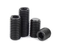 5/10/20pcs M1.6 M2 M2.5 M3 M4 M5 M6 M8 Grade 12.9 Carbon Steel Alloy Steel Headless Hexagon Hollow Screw(5mm,M2.5(20pcs))