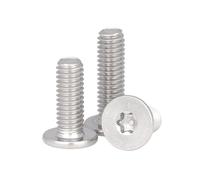 5/10/20pcs M2.5 M3 M4 M5 M6 M8 CM Six-Lobe Torx Flat Wafer Head Screw Bolt 304 Stainless Steel(45mm,M6 10pc)