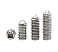 5/10/20pcs M2.5 M3 M4 M5 M6 M8 M10 M12 DIN914 304 Stainless Steel Hexagon Socket Cup Point Grub Screws Set Screw(8mm,M8 x10pcs)