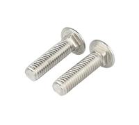 5/10/20PCS M3 M4 M5 304 Stainless Steel Carriage Bolt Round Head Square Neck Screw(70mm,M3-20pcs)