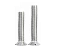 5/10/20pcs M3 M4 M5 304 Stainless Steel Slotted Flat Head Countersunk Screw Bolt Length 4mm~60mm(20mm,M3-20pcs)