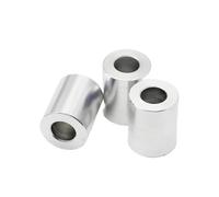 5/10/ 20pcs M3 M4 M5 M6 M8 Aluminum Alloy Flat Washer Gasket CNC Sleeve Non-Threaded Stand-Off Spacer Compatible with RC Model Part(D20x M8 (5pcs),Length 10mm)