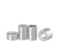 5/10/ 20pcs M3 M4 M5 M6 M8 Aluminum Alloy Flat Washer Gasket CNC Sleeve Non-threaded Stand-off Spacer(D5x M3 (20pcs),Length 8mm)