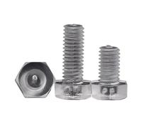 5/10/20pcs M3 M4 M5 M6 M8 M10 M12 Plastic Transparent Outer Hexagon Screw Acrylic Insulated Bolt(M8x50mm (5PCS))