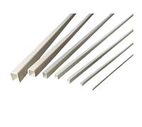 5/10/20Pcs White ABS Plastic Square Tube, Hollow Pipe for Architecture Model Making & DIY Craft, Easy Cut Building Material(500mm 10Pcs,10x8mm)