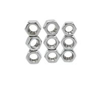 5/10/25/50/100pcs Thread Hex Hexagonal Nut M2 .5 M3 M4 M5 M6 M8 M10 M12 A2 304 Stainless Steel Hexagon Nuts For Allen Game Screw Computer Bolt(M4 50piece)