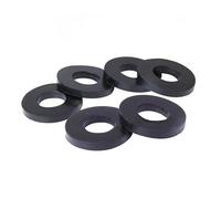 5/10/30/50/100pcs Nitrile Rubber Flat Gaskets Black Sealing Washer NBR Corrugated Faucet O-Ring(10Pcs,7 x 12 x 3mm)