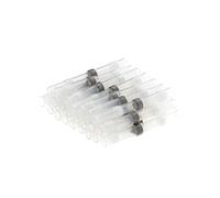 5/10/30/50pcs Waterproof Solder Seal Sleeve Heat Shrink Wire Connectors Electrical Terminals Insulated Butt Splices(Bianco,50pcs)