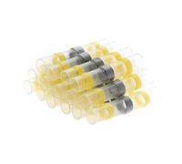 5/10/30/50pcs Waterproof Solder Seal Sleeve Heat Shrink Wire Connectors Electrical Terminals Insulated Butt Splices(Yellow,10pcs)