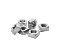 5/10/30PCS 304 Stainless Steel Square Nuts Metric Coarse Thread Nut A2 Nuts M3 M4 M5 M6 M8 M10(M4 30PCS)