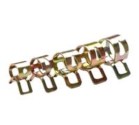 5/10/30pcs Hose Clamp Inner Diameter 5mm ~ 25mm 65MN Manganese Steel Spring Elastic Buckle Water Pipe Hoop(ID 20mm x 5pcs)