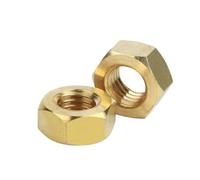 5/10 /50/ 100pcs DIN934 Solid Brass Copper Hex Hexagon Nut For M1.4 M1.6 M2 M2.5 M3 M4 M5 M6 M8 M10 M12 M14 -M20 Screw Bolt(M20 (1pc))