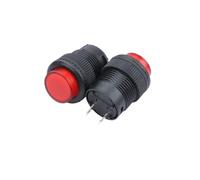 5/10/50 Pcs Red LED 2/4 Terminal Flush Mount SPST Momentary Push Button Switch AC 250V 3A(2 Pin,10 PCS)