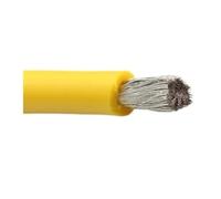 5/10/50m Flexible Silicone Cable Car Battery Automotive Wiring 22 20AWGTinned Copper Wires(Yellow,5m 22AWG)