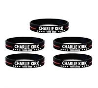 5/10/50PACK Charlie Kirk Wristband,CharlieKirk 1993-2025 A True Patriot Rubber Bracelets,CharlieKirk Freedom Memorial Silicone Band Wristbands Bracelet for Men&Women,Charlie Kirk Merch Merchandise