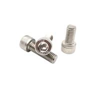 5/10/50pcs DIN912 M1.4 M1.6 M2 M2.5 M3 M4 M5 M6 M8 A2-70 304 Stainless Steel Hexagon Hex Socket Cap Head Screw Bolt