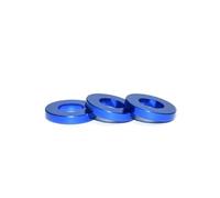 5/10/50pcs M4 M5 M6 M8 Aluminum Flat Washer Anodized Colourful Bushing Gasket Washers Plain For RC Model Parts Pink/Red/Blue/Black(Royal Blue,M5x12x2mm,5pcs)