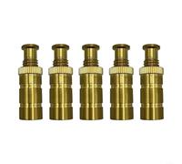 5/10 Pack Brass Pool Safety Cover Anchors for 3/4" Hole Concrete and Pavers Deck, Weatherproof Replacement Hardware for Winter Pool Closure(5pcs)