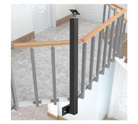 5-10 Pack Metal Stair Spindles Adjustable 270° il Brackets for Deck & Balcony Stairs Side-Mounted Black Iron Posts & Stylish Black Finish