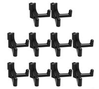 5/10 Pack Tool Hook for Lifetime Shed Accessories Shed Organization, Plastic Shed Hooks for Shovels Rakes Knives Scissors Power Tools, Does NOT Work on Any Sheds Black(10pcs)