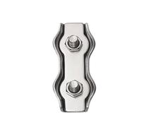 5/10 PCS 304 Stainless Steel Wire Rope Cable Double Column Bolt Clamps Simple Clamps Cable Fastener M2 M3 M4 M5 M6 M8(M2-10pcs)