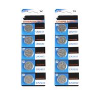 5/10 PCS Replacement Button Cell Battery 3V 2032 Cell Coin Lithium Battery Watch Computer LED Light Electronic Balance Digital Watch Battery