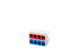 5/10 PCS Universal Compact Wire Connector Push-in Conductor Connector Terminal Block Fast 4/6/8/9/10/12/15 Pin Junction Box