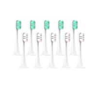 5/10 Pezzi Testine Di Ricambio, Compatibile Per Mijia T300 T500 T700, 4 Colori Con Copri Polvere, Per Igiene Orale(5Green 5Pink)