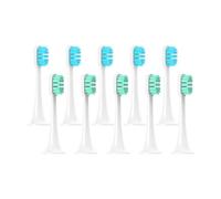 5/10 Pezzi Testine Di Ricambio, Compatibile Per Mijia T300 T500 T700, 4 Colori Con Copri Polvere, Per Igiene Orale(5Blue 5Green)