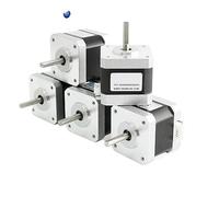5/10 Pieces 2 Phase 4 Leads Nema17 Stepper Motor 1.8 Degree 42BYGH40 .5A Torque 40N.m 17HS4401 CNC Engraving Machine(17HS4401x 10pcs)