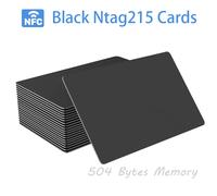 5/10 Rewritable NFC Cards Black NFC Tags NFC Business Card NFC 215 Cards NFC Ntag215 Cards Blank NFC Cards Rewritabl 504 Bytes 10pcs black card