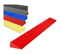 5,100 * 10 * 4cm,Non-Slip Threshold Ramp,4-13Cm Portable Doorways Wheelchair Ramps, Indoor Cuttable Step Mat Rise Channel, Durable Portable Solution of Doorways Steps and Curbs