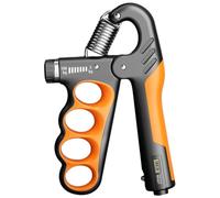 5-100 KG Grip Strength Trainer Wrist Expander Adjustable Resistance Fitness Gym Training Hand Gripper for Muscle Building(Orange A)