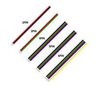 5~100 Meters 2pin 3pin 4pin 5Pin 6pin 22 AWG Extension Electric Wire Cable L Connector Compatible With 5050 3528 RGB CCT L Stirp (Size : 100M, Color : 4 PIN Led Wire)