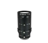 5-100mm Lens 1080P Manual Iris Zoom Focus CS Mount,Compatible For Industrial Machine Vision cameras Lens Surveillance Camera Lens(With 650nm Filter)