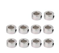 5-100PCS 8mm Shaft Lock Collar T8 Lead Screw Lock Ring Stainless Steel Isolation for 3D Printer Copper 3D Printers Parts(10PCS)