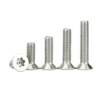 5/100pcs Countersunk Head Screws M1.4 to M12, 304 Stainless Steel Flat Head Bolts for Precision Applications(14mm,M6 (20 Pieces))