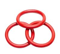5-100pcs CS1.5mm Red Silicone O Ring Thickness Washers Sealing Waterproof Insulated Rubber Silicon O-rings(OD9mm-100pcs)