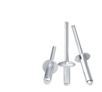 5-100Pcs Pop Rivets Aluminium M2 .4 M3 .2 .6 M4 M5 M6 Dome Head Blind Steel Shank Mandrel Exhaust Pull Nail for Metal, Furniture Marine Construction(M2.4 (100Pcs),7mm)
