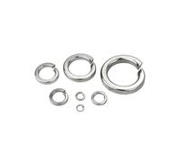 5-100PCS Spring Split Lock Elastic Gasket M3 M4 M5 M6 M8 M10 M12 M14 M16 M18 M20 M22 M24 304 Stainless Steel Spring Washer(M12 30PCS)