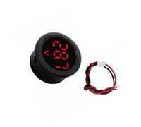 5-100V LED Digital Display Round Two-Wire Voltmeter Car Current Meter Detector Tester Monitor Panel LED Circular