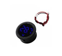 5-100V LED Digital Display Round Two-Wire Voltmeter Car Current Meter Detector Tester Monitor Panel LED Circular