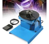 5/10kg Rotary Welding Positioner， 0-90o Welding Rotary Table with 65mm Chuck， 2-10r/min Welder Mini Table for Cutting