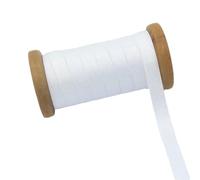 5/10M 12mm Elastic Bands for Underwear Bra Shoulder Strap Spring Hair Rubber Band Pants Belt Stretch Nylon Webbing Sew Accessory(White,10Meters)