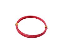 5-10m 1mm 1.5mm 2mm Aluminum Wire Color Painted Metal Cord for DIY Jewelry Making Findings Accessories(Red 1mm 10m)