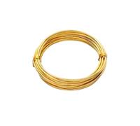 5-10m 1mm 1.5mm 2mm Aluminum Wire Color Painted Metal Cord for DIY Jewelry Making Findings Accessories(Light gold 2mm 5m)