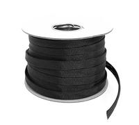 5/10M Black Insulated Braided Sleeve 30-100mm Diameter Flame Retardant for Cable Gland Protection(5M,40mm)