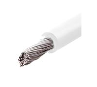 5/10M UL1007 PVC Tinned Copper Wire Cable 22 20 AWG White/Black/Red/Yellow/Green/Blue/Gray/Purple/Brown/Orange(White,10m 22 AWG)