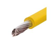 5/10M UL1007 PVC Tinned Copper Wire Cable 30/24/18AWG White/Black/Red/Yellow/Green/Blue/Gray/Purple/Brown/Orange(Yellow,5m 18 AWG)